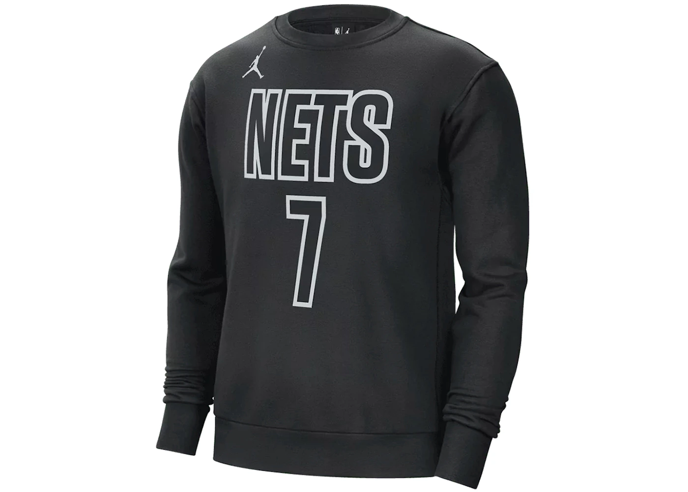 Jordan NBA Brooklyn Nets Kevin Durant Sweatshirt Black Men's - SS24 - US