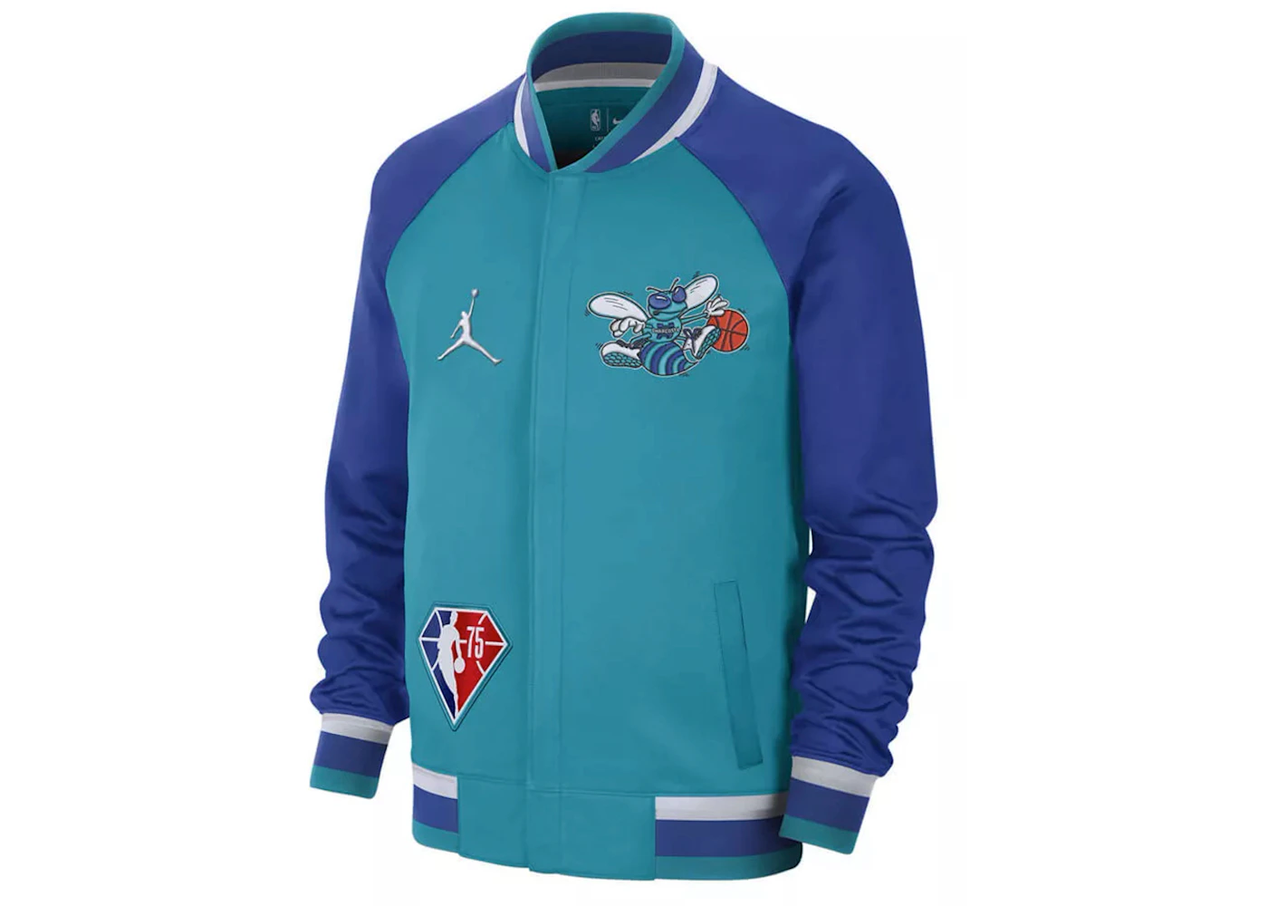 Jordan NBA Charlotte Hornets City Edition Jacket Teal/Blue Men's - SS24 ...