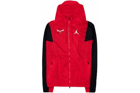 Jordan NBA Chicago Bulls Courtside Statement Loose Fit Jacket Red