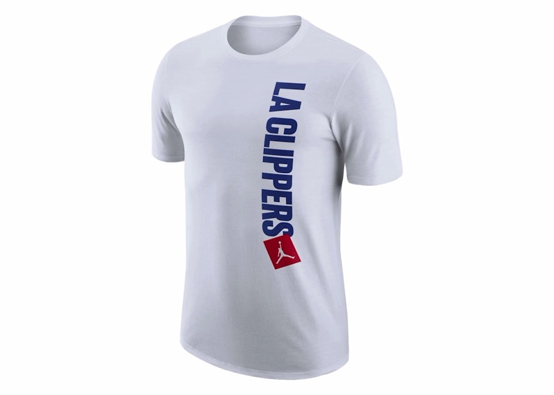 Pre-owned Jordan Nba Los Angeles Clippers Essential Statement Edition T-shirt In White