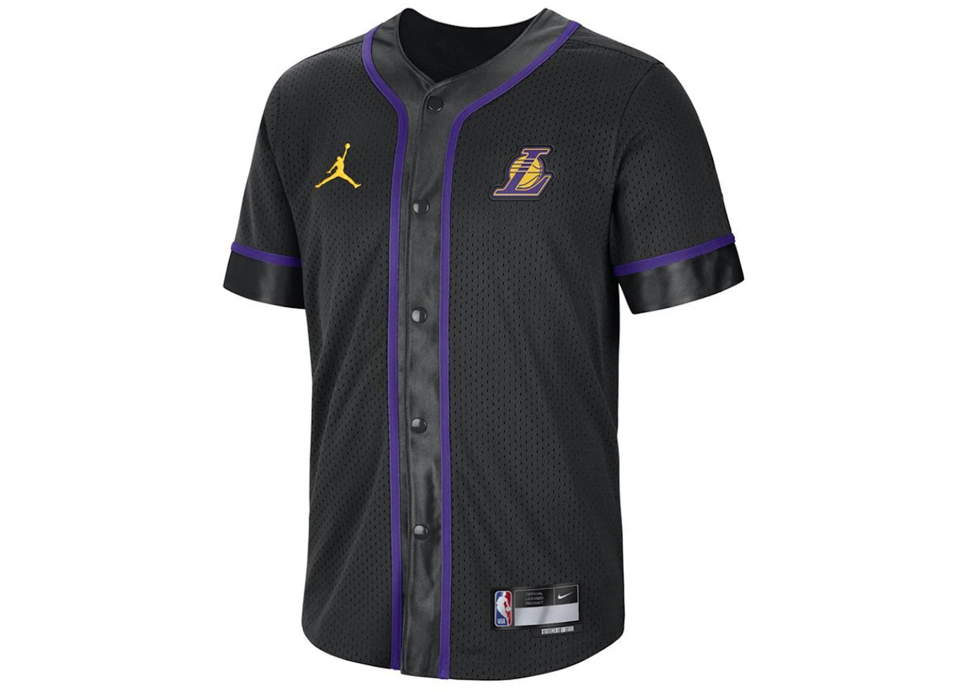 Jordan NBA Los Angeles Lakers Statement Edition Dri-Fit Top Black