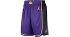 Jordan NBA Los Angeles Lakers Statement Edition Swingman Dri-FIT Shorts Purple/Yellow
