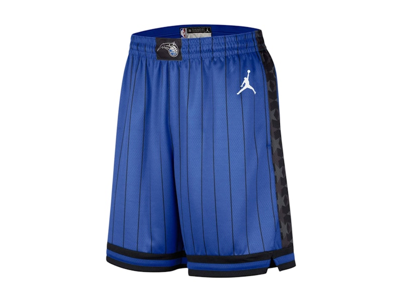 Pre-owned Jordan Orlando Magic Statement Edition Swingman Shorts In Blue/white/black