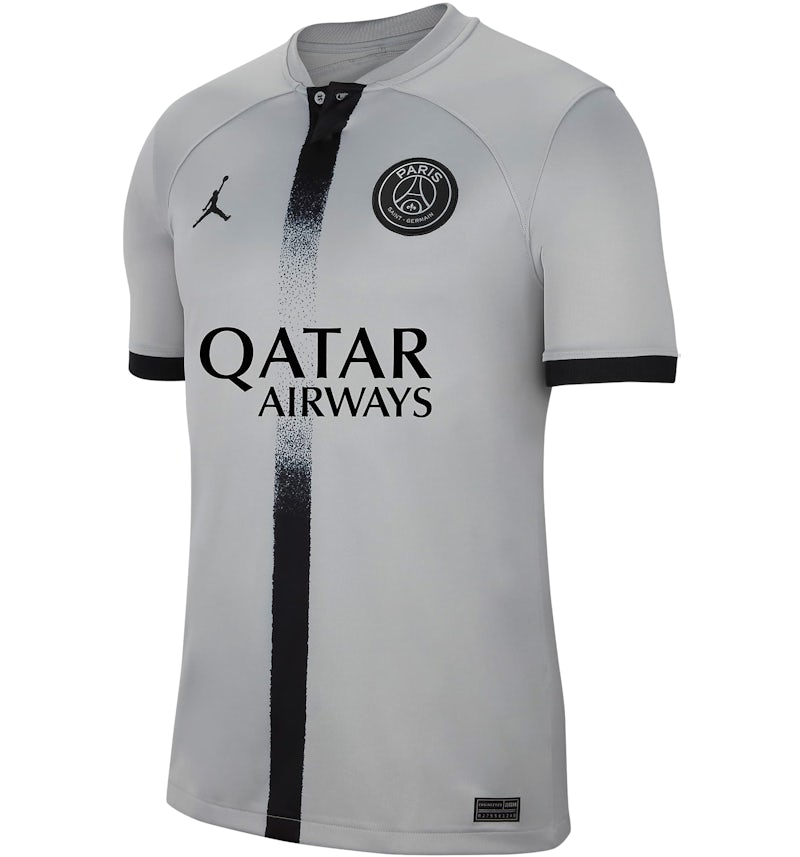 Jordan Brand Maillot Air Jordan Psg Jordan Paris Saint-Germain 2022/23 Camiseta Visitante Estadio Gris
