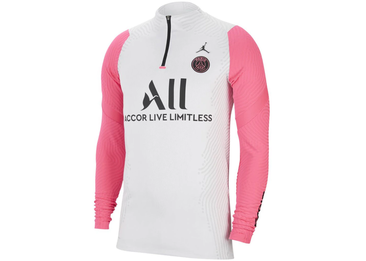 Paris Saint Germain Felpa Nike Nera E Fucsia Maglietta Jordan X