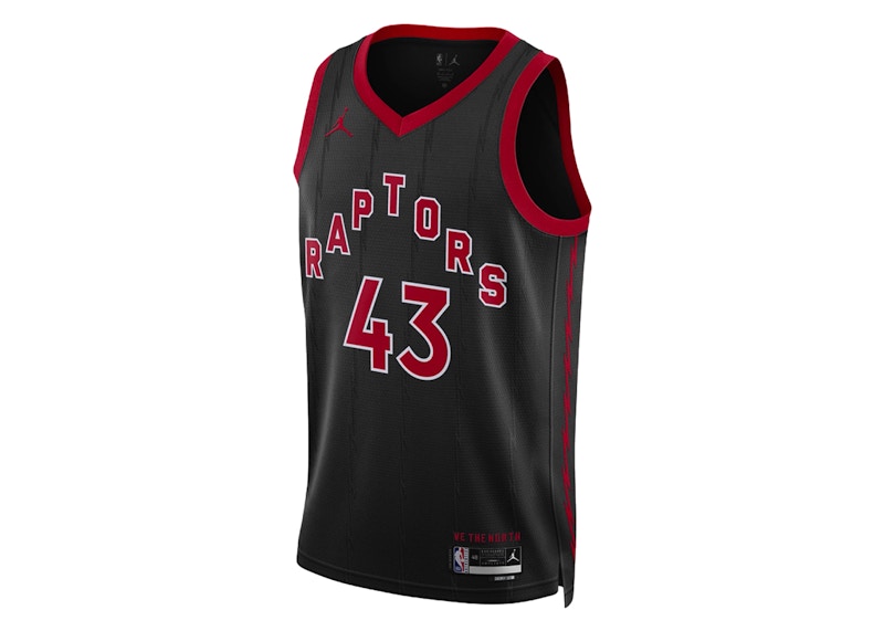 Jordan Pascal Siakam Toronto Raptors Dri Fit Jersey Black Men s FW24 GB