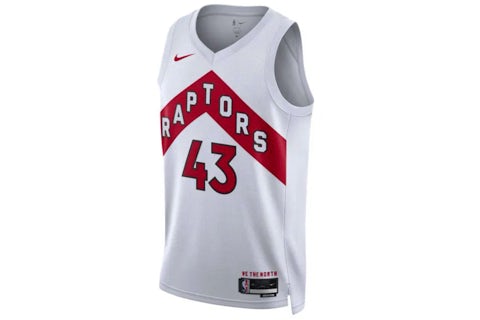 Nike Pascal Siakam Toronto Raptors Dri-Fit Jersey White Men's