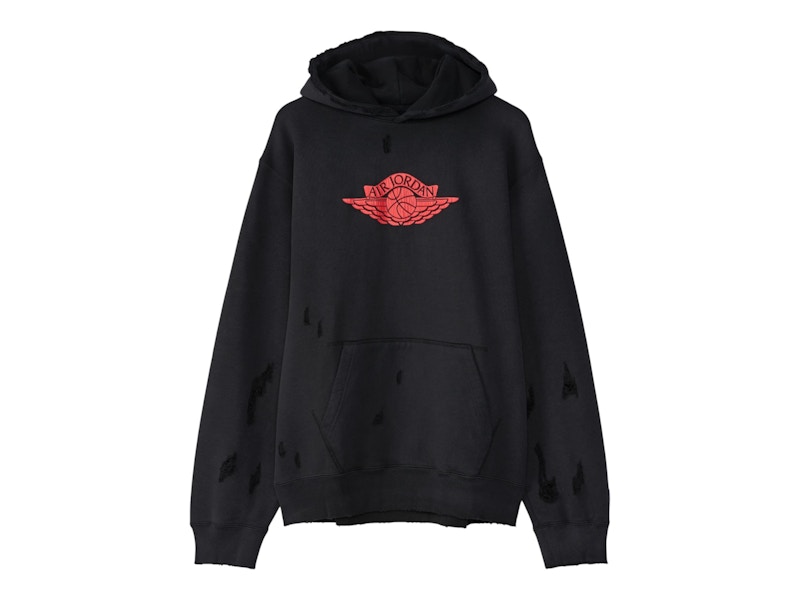 Jordan Rare Air Fleece Pullover Hoodie Black Men's - US