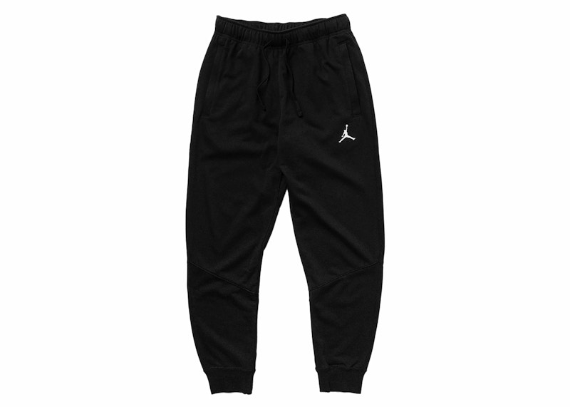 Pre-owned Jordan Men's  Sport Crossover Drifit Pants In Black