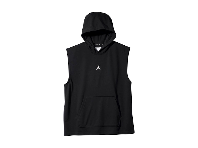 Pre-owned Jordan Men's Sport Crossover Drifit Sleeveless Pullover T-shirt In Black/white In Multi