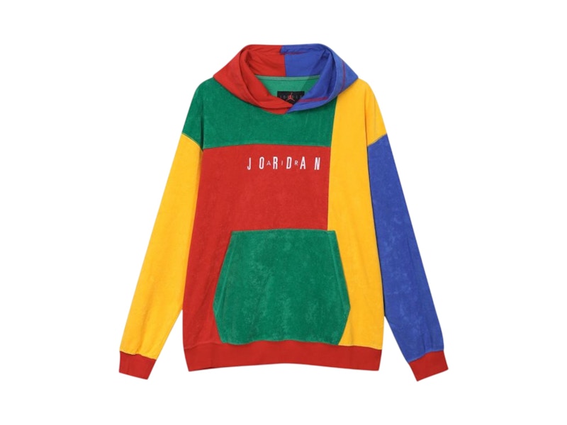 jordan colour block hoodie