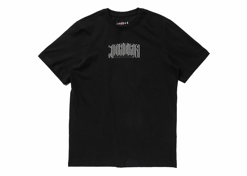 Pre-owned Jordan Men's  Sport Dna Short Sleeve T-shirt In Black