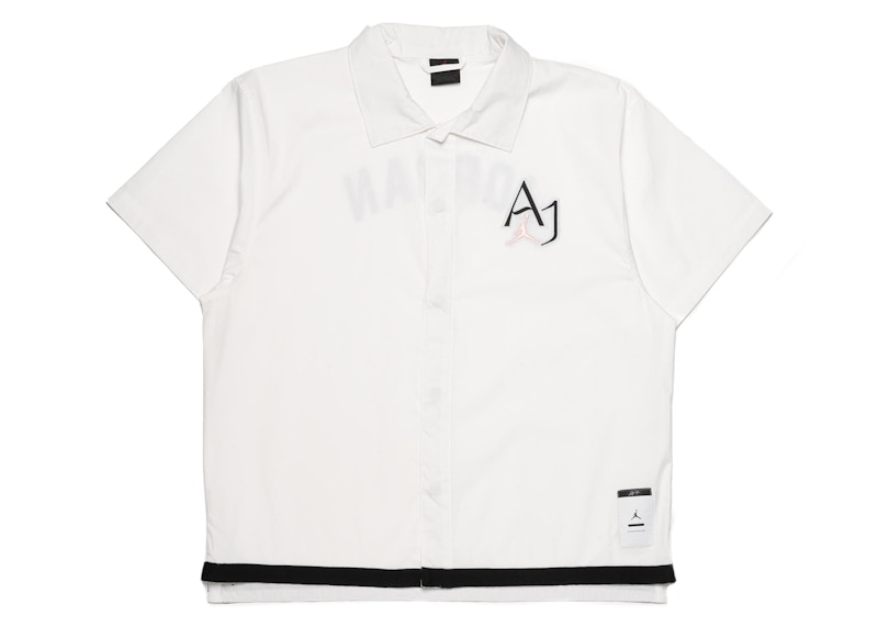 Pre-owned Jordan Sport Dna Statement Short Sleeve Shirt In White