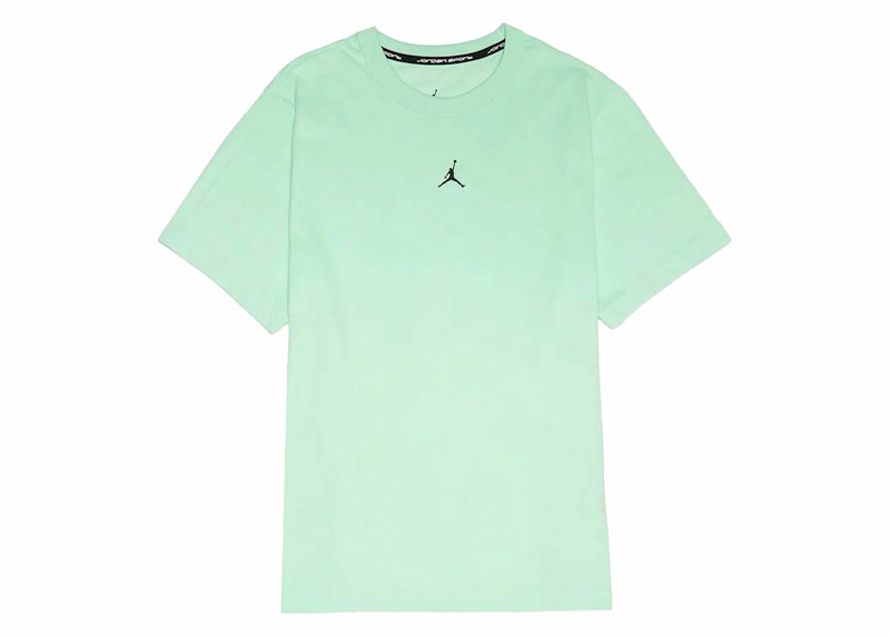 Pre-owned Jordan Men's  Sport Performance Drifit Short Sleeve T-shirt In Mint