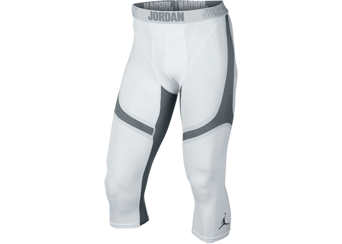 Jordan Stay Compression 3/4 Tights White/Wolf Grey Men's - SS22 - US