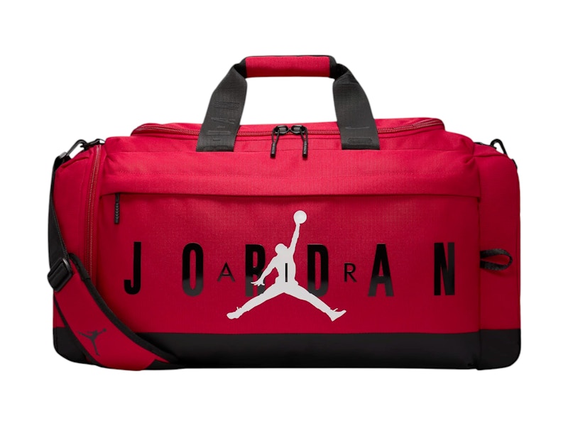 Pre-owned Jordan Velocity Duffle 62.5l Bag In Gym Red
