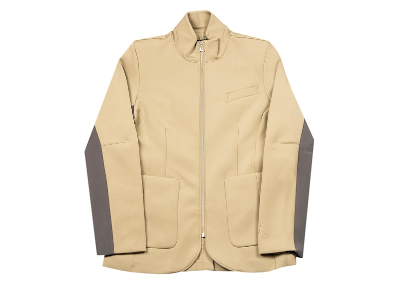 Pre-owned Jordan Women's New Classics Suit Sweatshirt In Beige