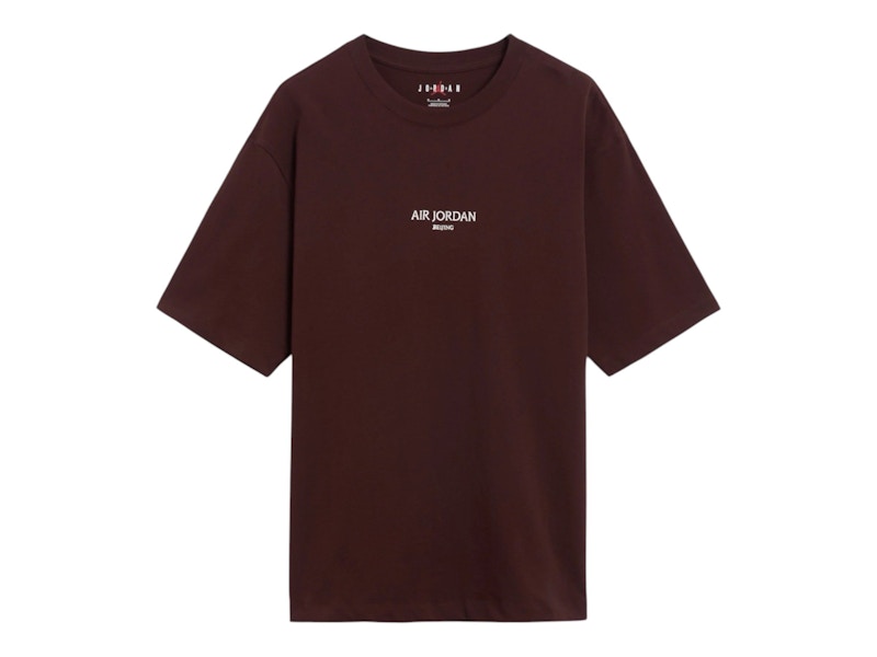 Jordan Wordmark Beijing Fleece Tee Earth