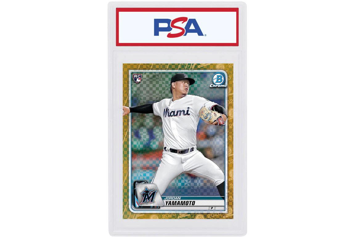Jordan Yamamoto 2020 Bowman Chrome X Rookie Gold X-Fractor /3 #24