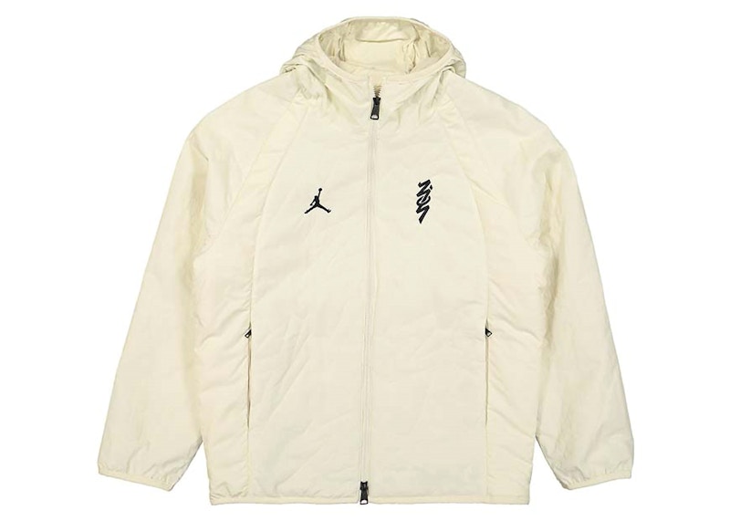 Pre-owned Jordan Men's Zion Jacket In Sail
