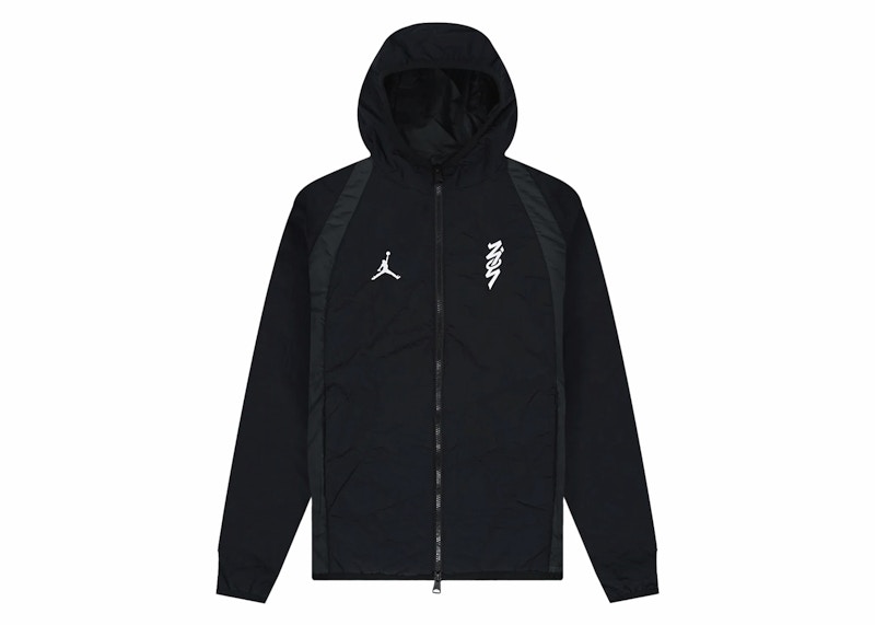 Pre-owned Jordan Men's Zion Signature Jacket In Black