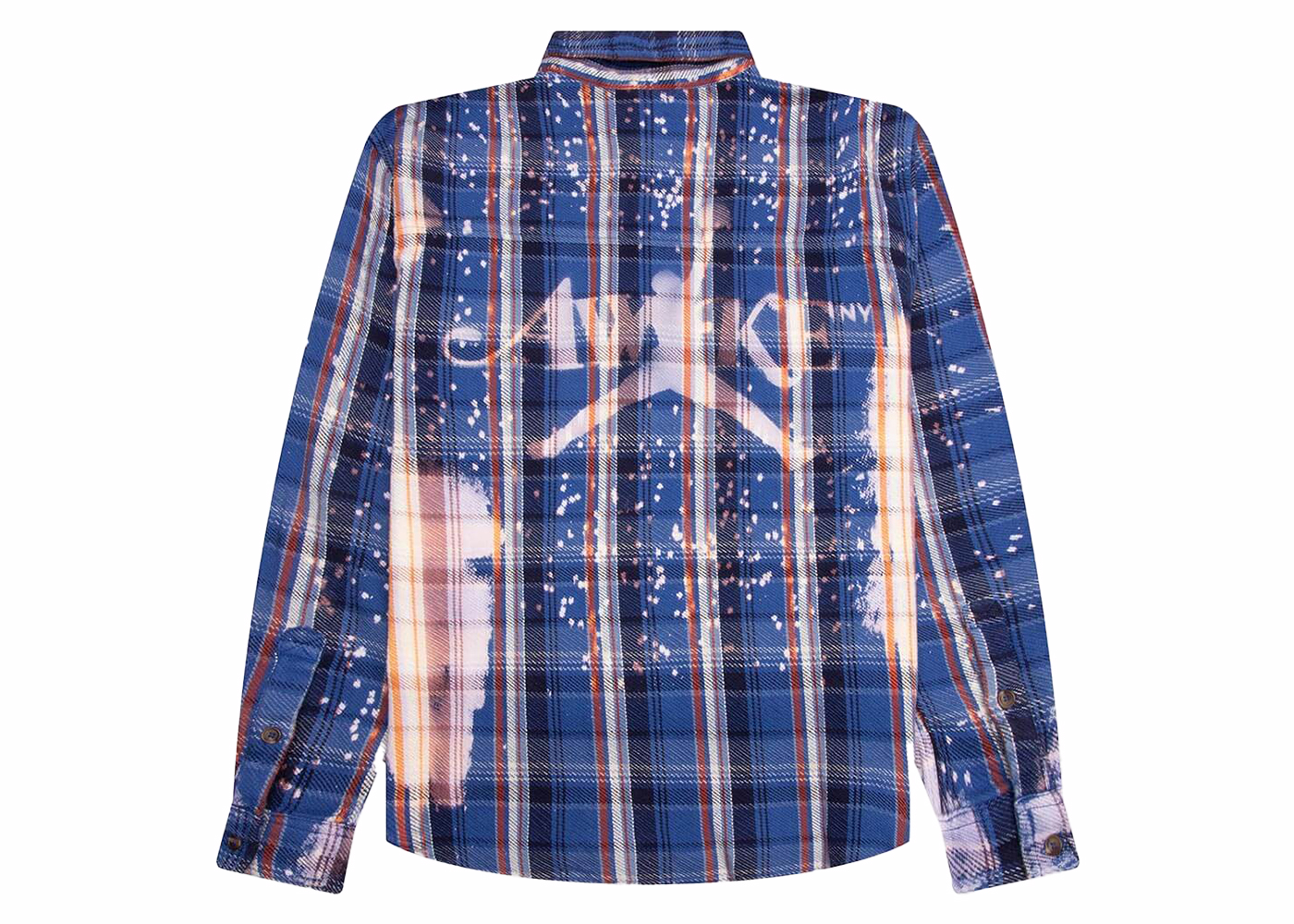 Jordan x Awake NY Flannel Shirt Blackened Blue/Boarder Blue/Sail