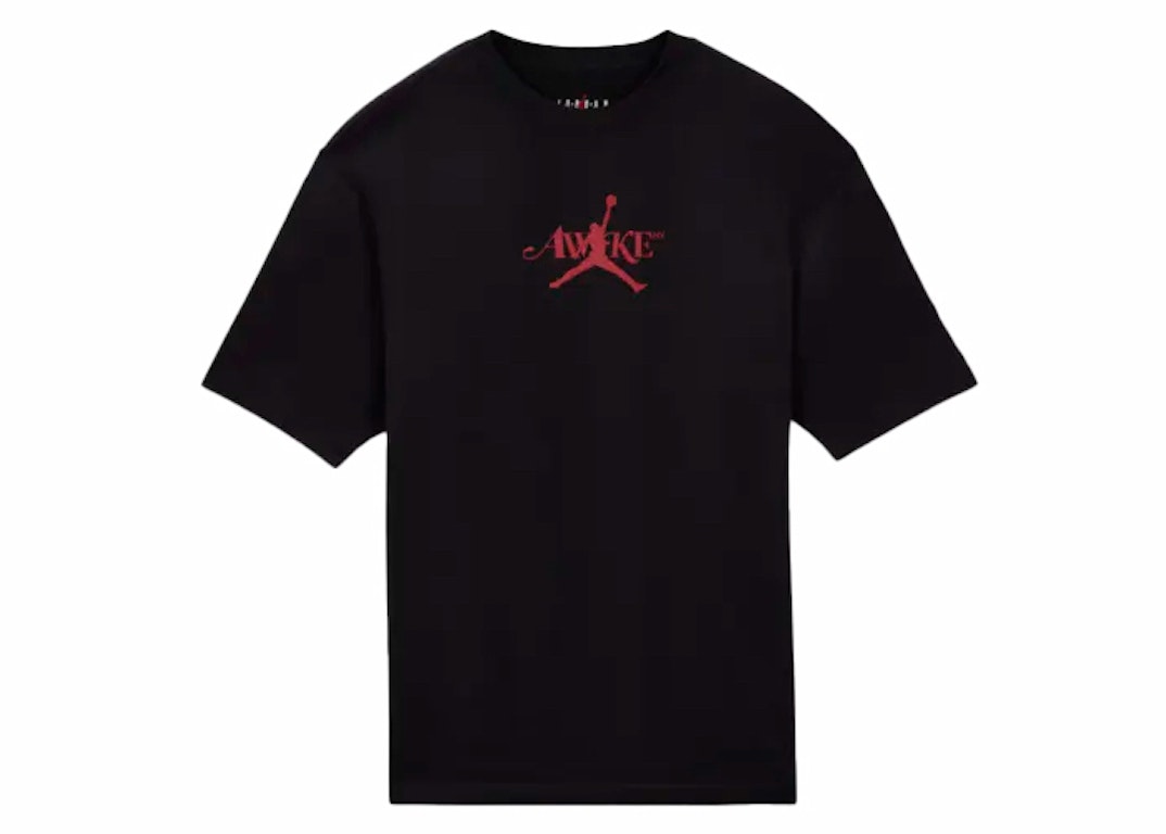 Pre-owned Jordan X Awake Ny T-shirt Black