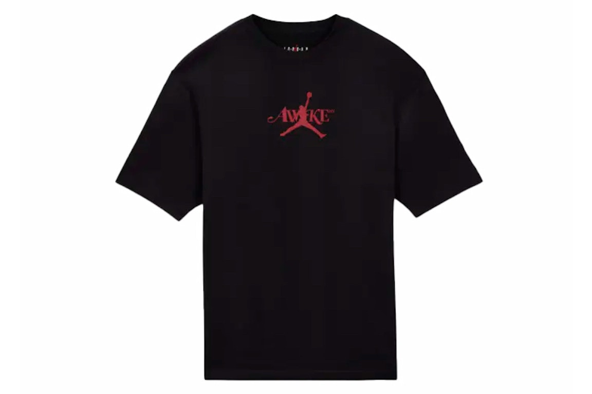 Pre-owned Jordan X Awake Ny T-shirt Black