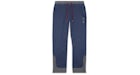 Jordan x CLOT Pantaloni in tessuto blu navy