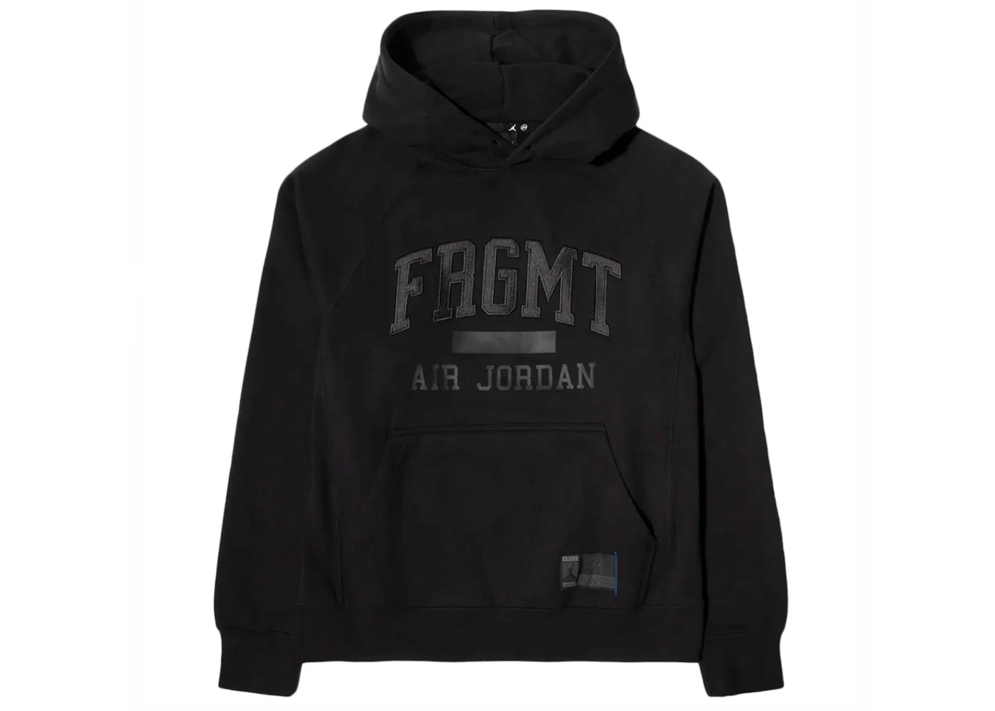 Jordan x Fragment Pullover Hoodie Black/Reflective Silver Men's - FW20 - US