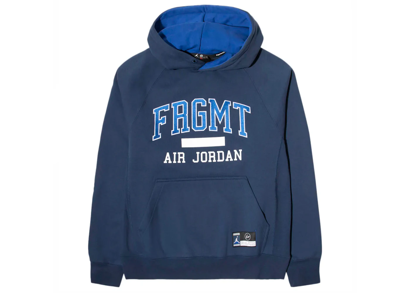 Jordan x Fragment Pullover Hoodie Navy/Sport Royal/White Men's - FW20 - US