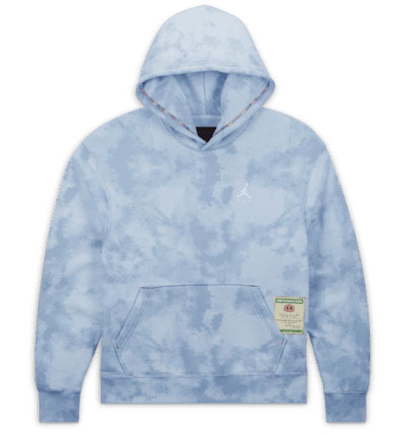 J Balvin Camiseta Jordan Tie Dye Hoodie Jordan X J Balvin En Azul