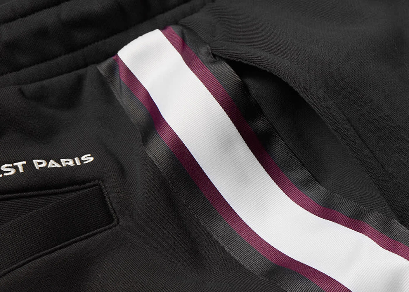 Jordan x PSG Paris Saint Germain Fleece Pants Black/Purple/Gold Men's - US