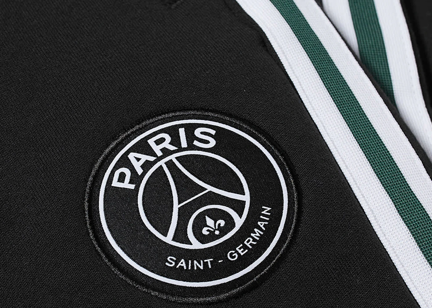 Jordan x PSG Paris Saint Germain Fleece Pants Black/White/Green Men's - US
