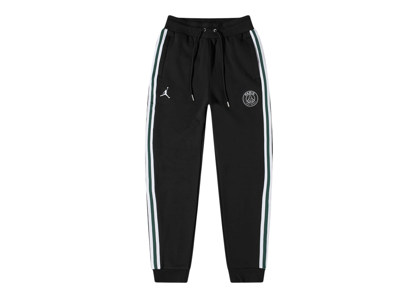 Jordan x PSG Paris Saint Germain Fleece Pants Black/White/Green