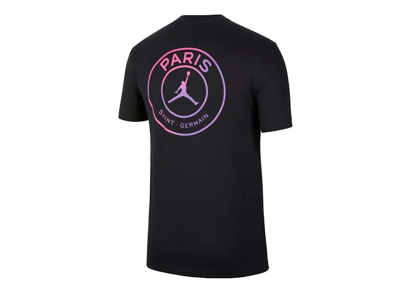 Jordan x PSG Paris Saint Germain Logo Tee Black Men's - US