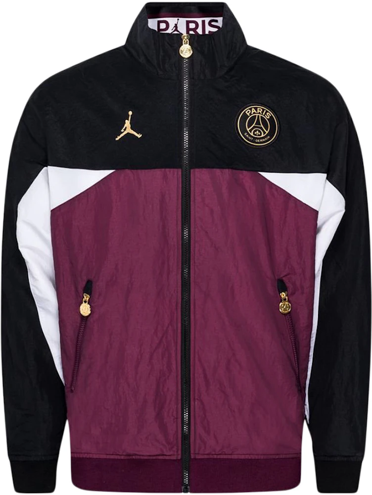Jordan Paris Saint-Germain '22 Anthem Fourth Black Track Jacket, Men's, XL