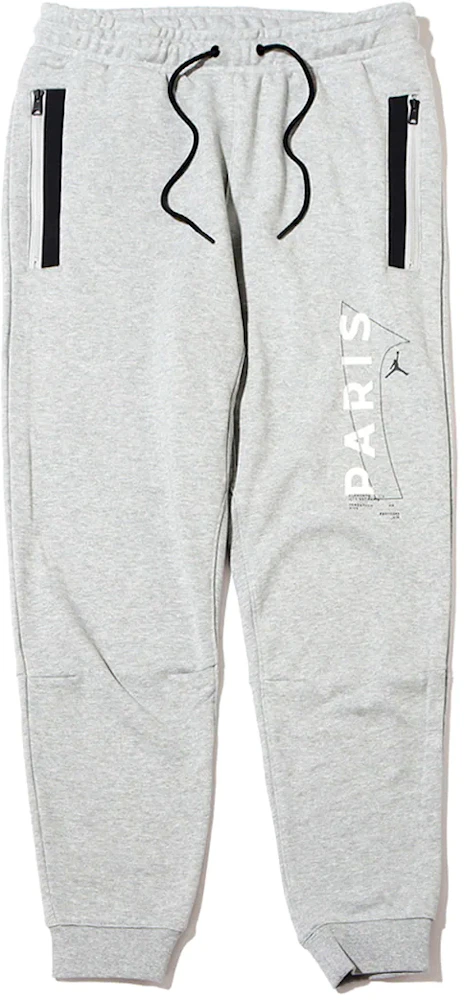 Jordan x Paris Saint-Germain Fleece Pants (Asia Sizing) Dark Grey ...