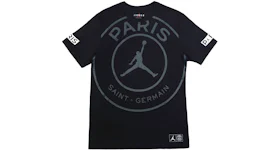 Jordan x Paris Saint-Germain Logo Tee Black