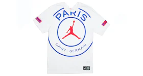 Jordan x Paris Saint-Germain Logo Tee White/Royal/Red