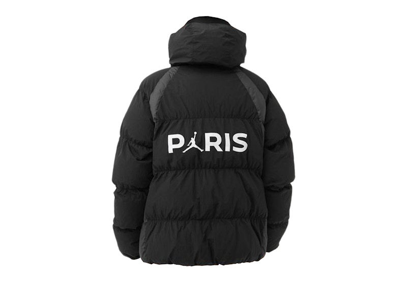 Jordan x Paris Saint Germain Puffer Jacket Black Hombre FW22 MX