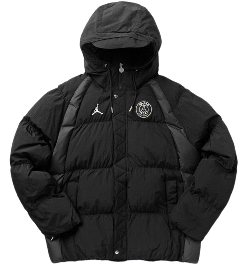 Jordan x Paris Saint-Germain Puffer Jacket Black Men's FW22 US