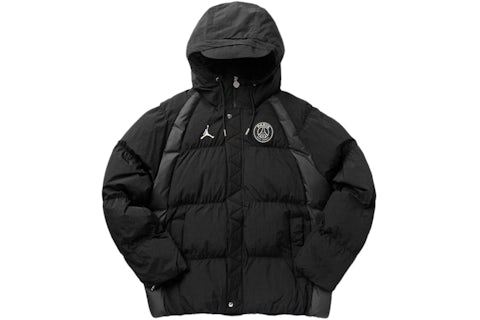 Jordan x Paris Saint-Germain Puffer Jacket Black Men's FW22 US
