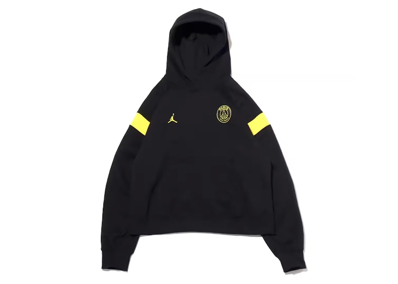 Jordan x Paris Saint Germain Womens Hoodie Asia Sizing Black