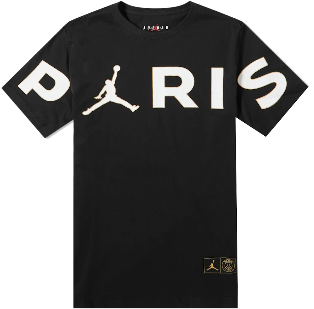 Jordan x Paris Saint-Germain Tee Black Men's - US