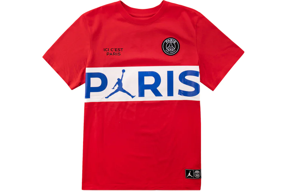 T shirt psg jordan rouge Clearance