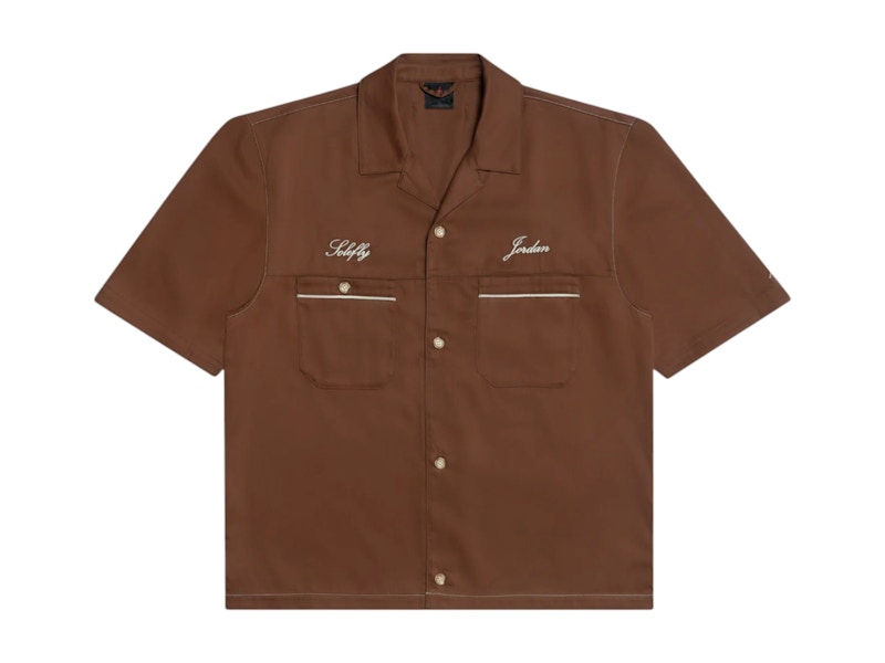 【NIKE】ジョーダン JORDAN X SOLEFLY Barista Shirt シャツ Jordan x SoleFly Barista Shirt Cacao Wow/Fossil Men's - FW24