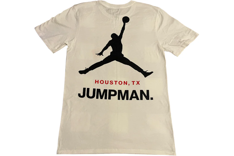 Jordan x Travis Scott Cactus Jack Houston Promo T-shirt White Men's - US