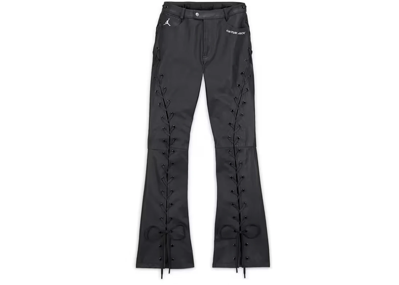 Jordan x Travis Scott Cactus Jack Women's Leather Pants Black