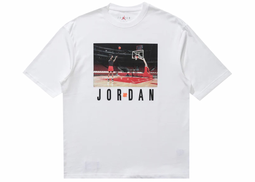 Jordan x Undefeated Free Throw Tee White